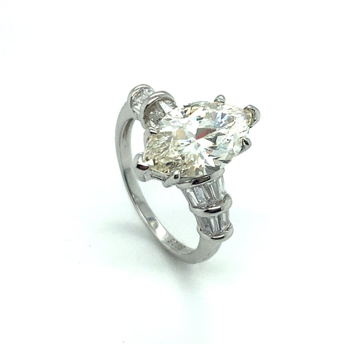 3 Carat Marquee Ring