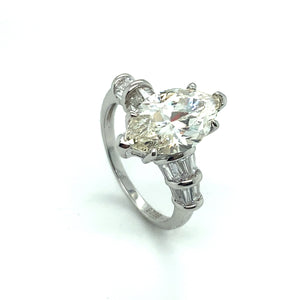 3 Carat Marquee Ring