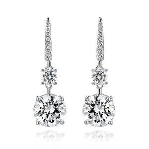 Cha-Cha 3 Carat Diamond Crystalline Earrings