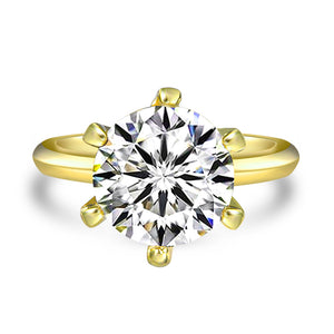 4 Carat Solitaire Engagement Ring