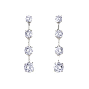 Anastasia 24 Diamond White Earrings