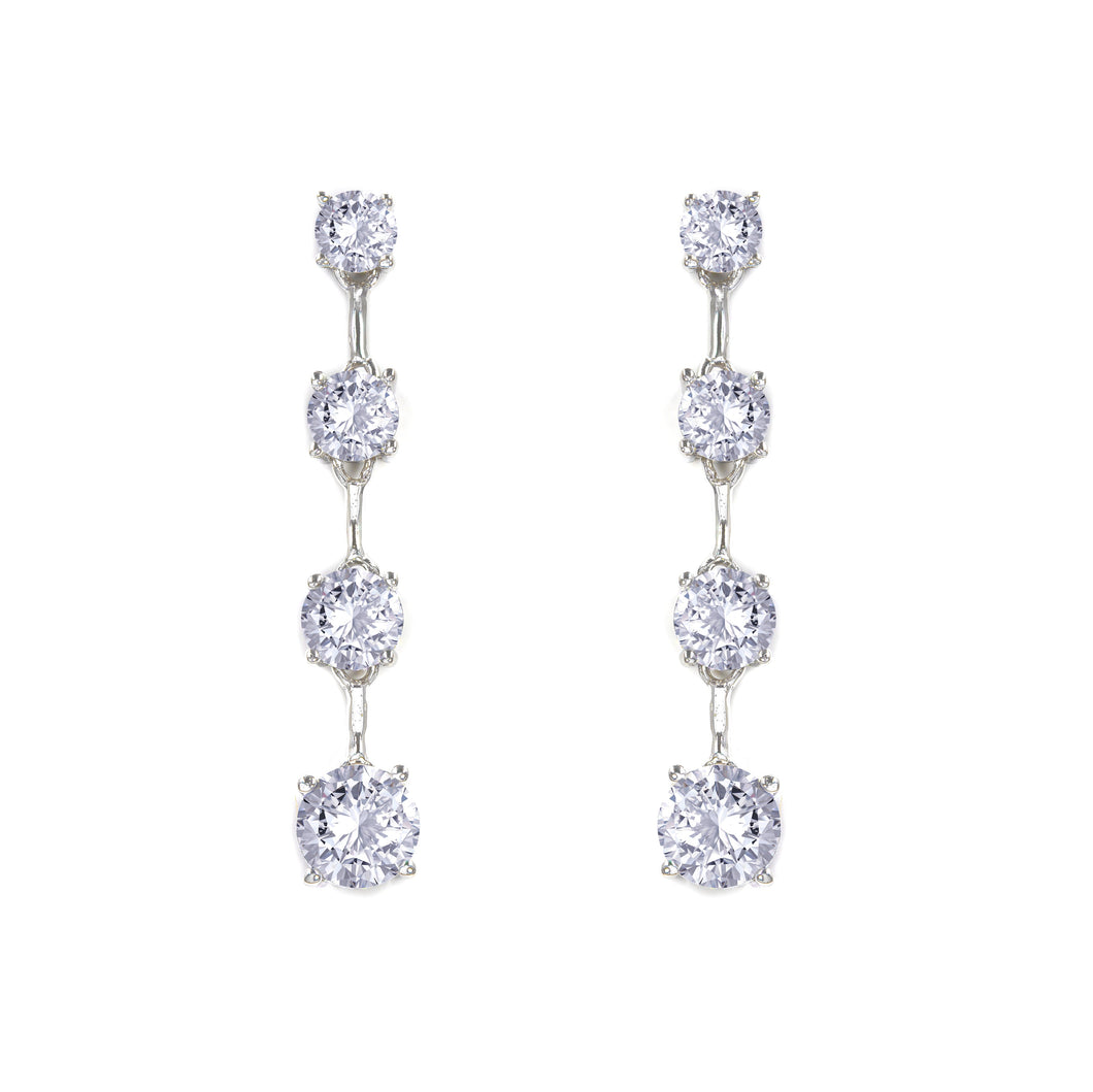 Anastasia 24 Diamond White Earrings