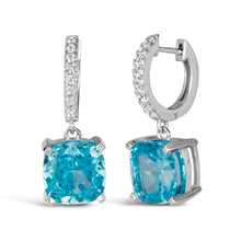 Bauble Drop 4 Carat Cushion Earrings