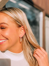 2.50 Carat Skinny Inside Out Hoops