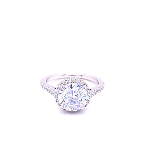 3 Carat Classic Halo Engagement Ring