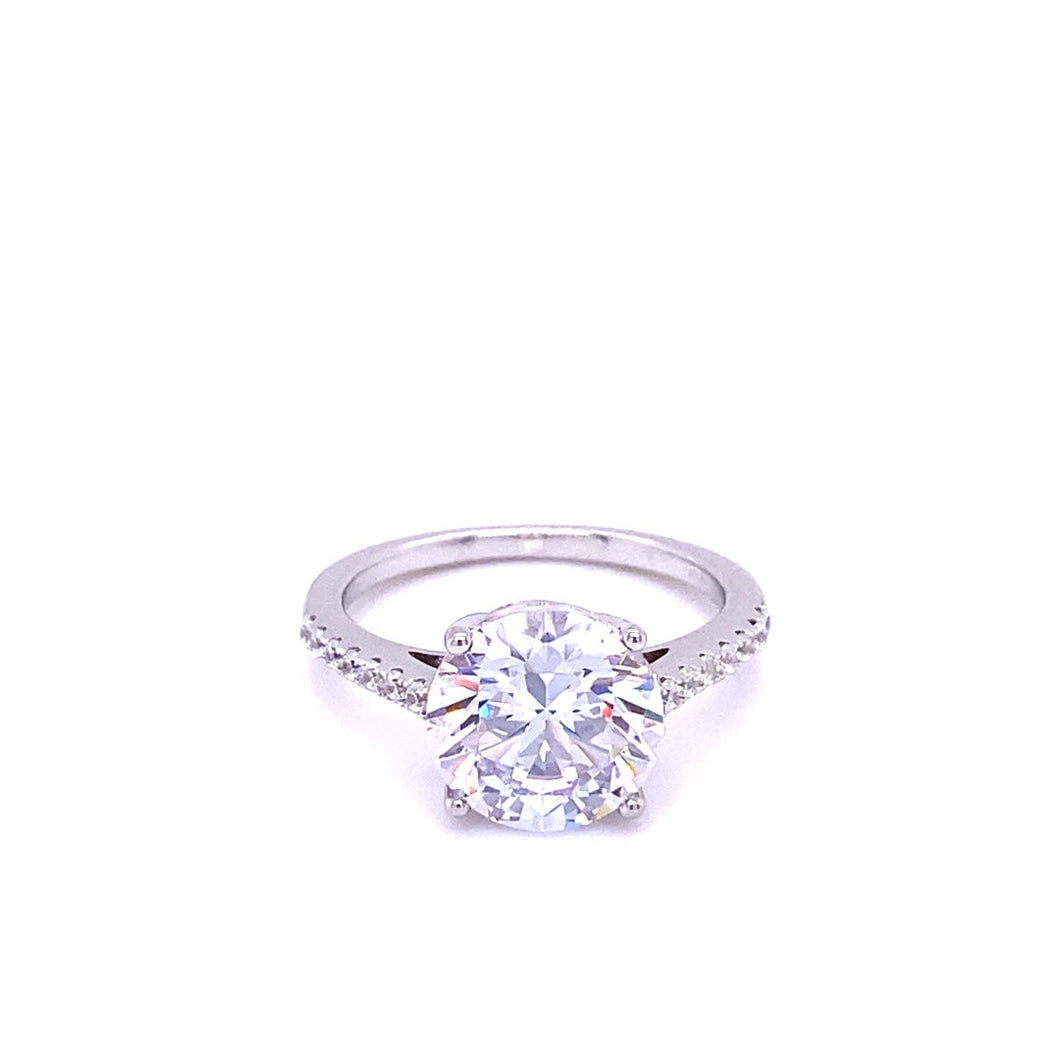4 Carat Four Prong Engagement Ring