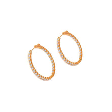 2.50 Carat Skinny Inside Out Hoops