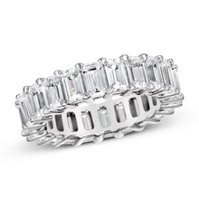 5tcw Emerald Cut Eternity Ring
