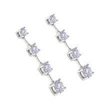 Anastasia 24 Diamond White Earrings