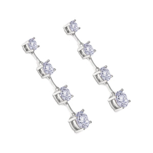 Anastasia 24 Diamond White Earrings