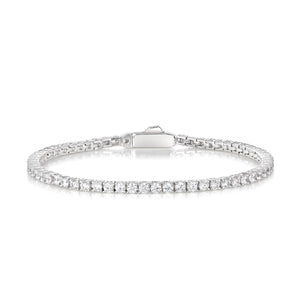 3 Carat Straight Line Tennis Bracelet