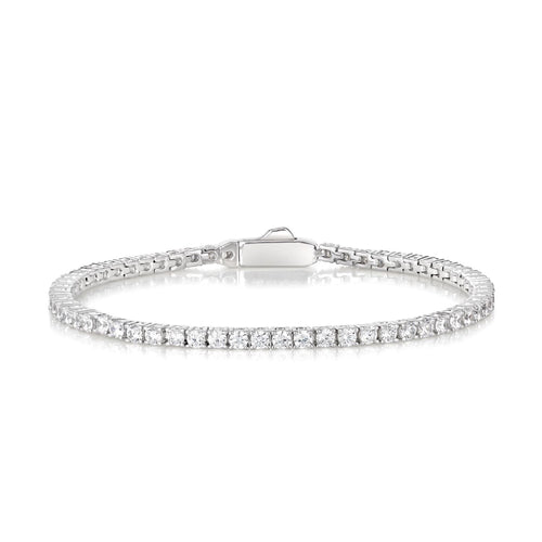 5 Carat Straight Line Tennis Bracelet